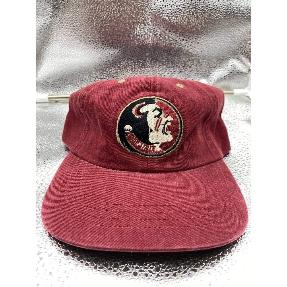 Zephyr Graf-X Florida State Seminoles Mens Size 7 Maroon FSU Fitted Hat Natural